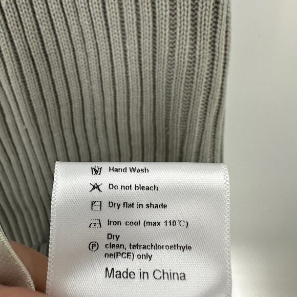 J. Ing Tan Crew Neck Sleeveless Ribbed Knit Casual Midi Tank Dress Size Small - Picture 8 of 14